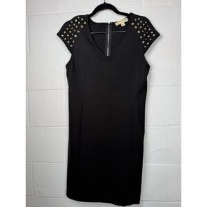 Michael Kors Black Dress With Gold Studs for Sale up to 90% Off: Poshmark